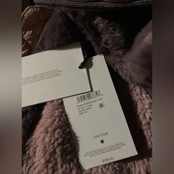 Ugg Augusta Sherpa Baseball Jacket - Picture 5 of 5